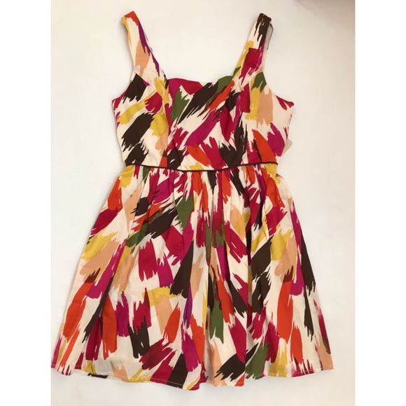 Forever 21 Sleeveless Multicolored Mini Dress Size Medium - Picture 8 of 8